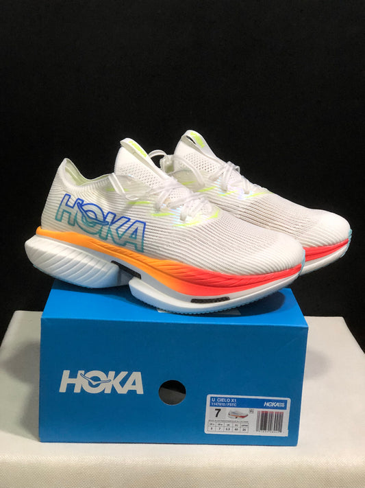 Hoka One One Cielo X1 White Comfortable Casual Running Shoes Sneakers