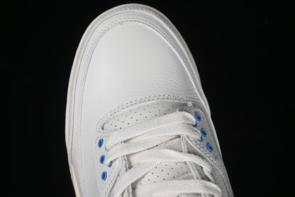 Nike Air Jordan 3 Retro Hydrogen Blue Summit White Sneakers