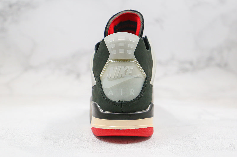 Nike Air Jordan 4 Retro Off-White Black Sneakers