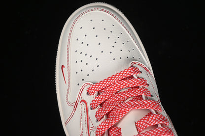 Nike Air Jordan 1 Low Travis Scott Fragment Design OG SP Red White Sneakers