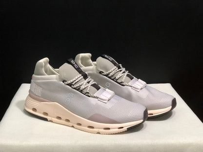 On Running Cloudnova Lightweight Sports Casual Shoes Light Grey