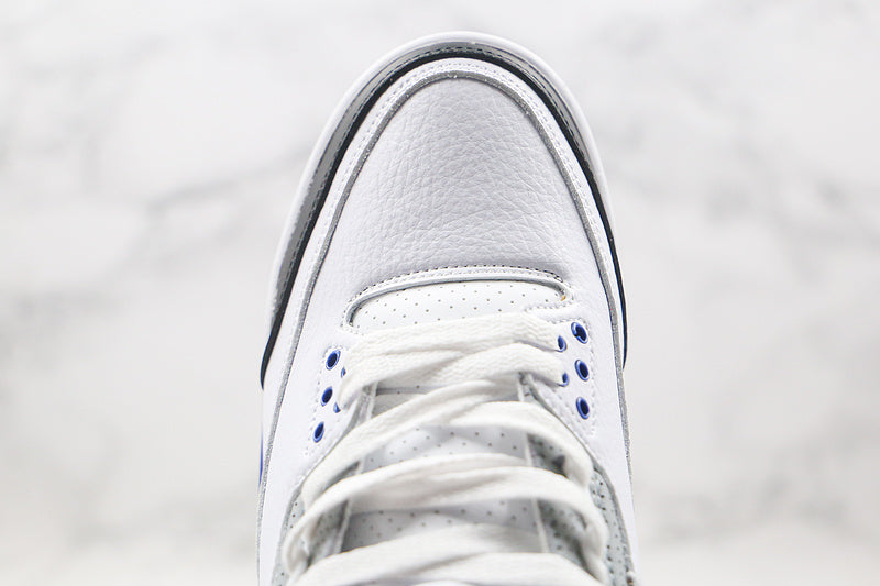 Nike Air Jordan 3 Retro SP Fragment Design Hiroshi Fujiwara Lightning Joint Edition White Blue Sneakers
