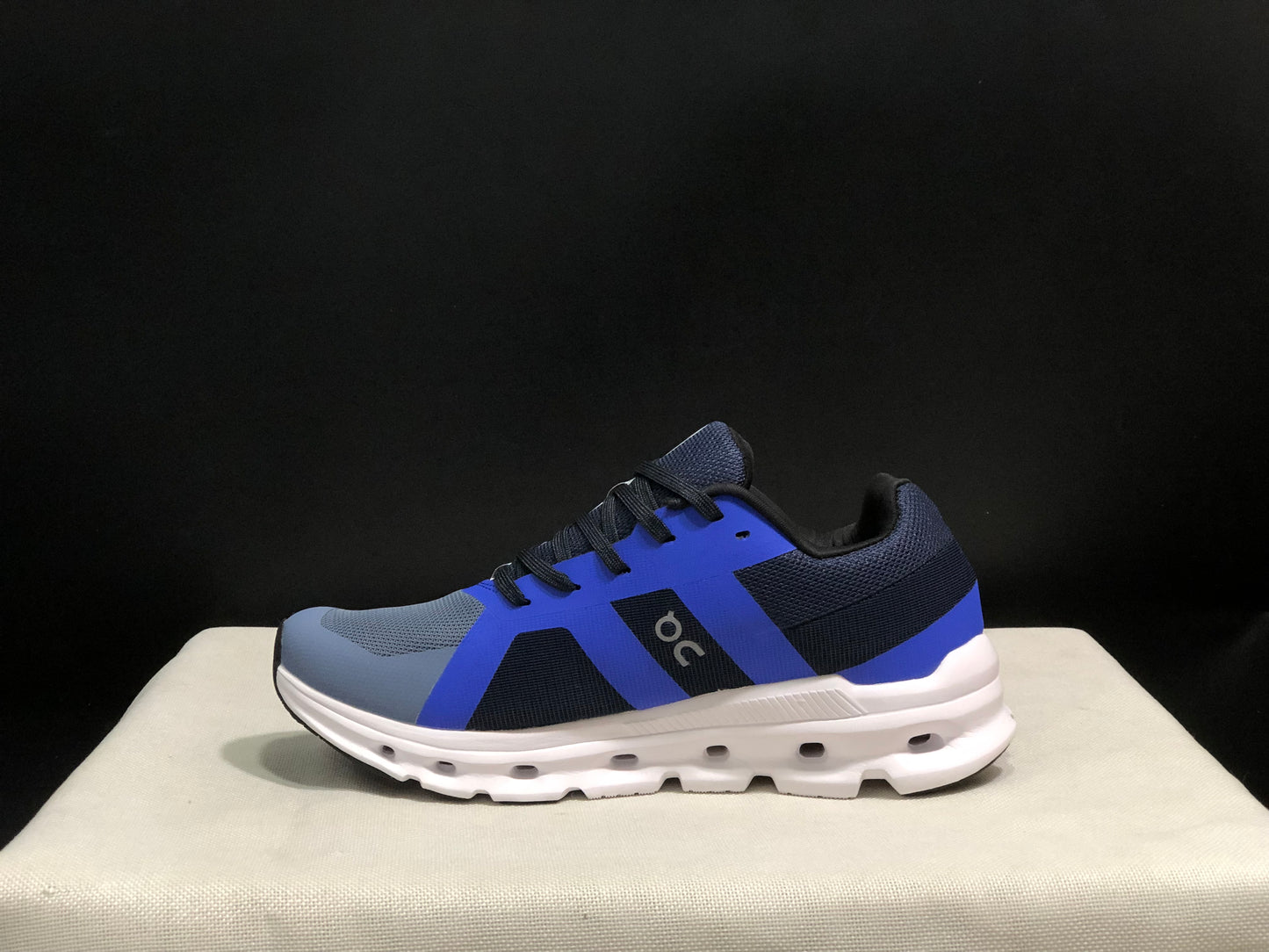 On Running Cloudrunner Anti-Slip Sports Running Shoes Haze Blue/White
