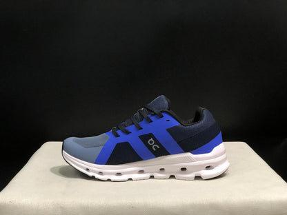 On Running Cloudrunner Anti-Slip Sports Running Shoes Haze Blue/White