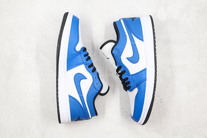 Nike Air Jordan 1 Low Blue White Sneakers