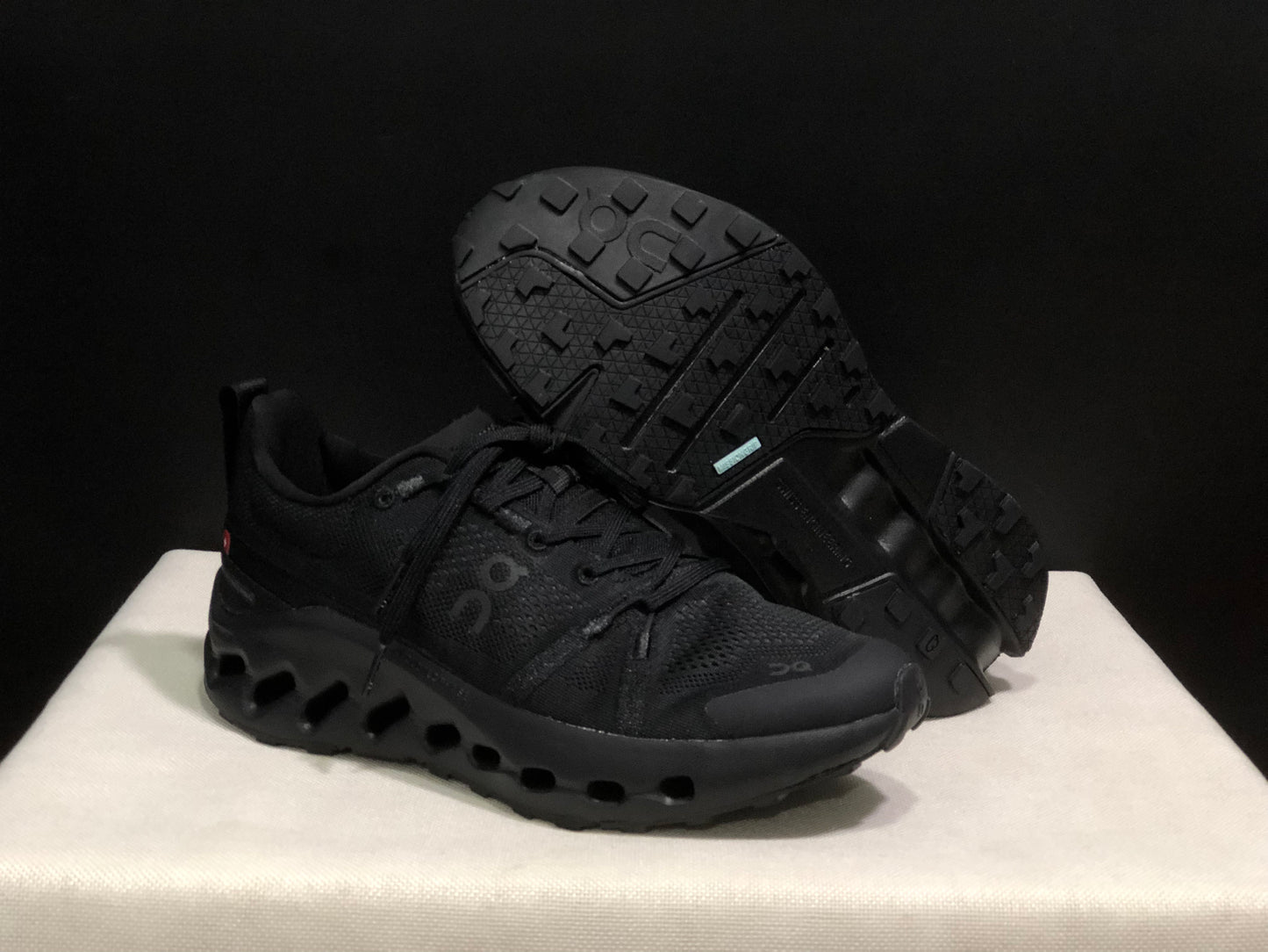 On Running Cloudsurfer Trail Waterproof Comfortable And Breathable Running Shoes All Black