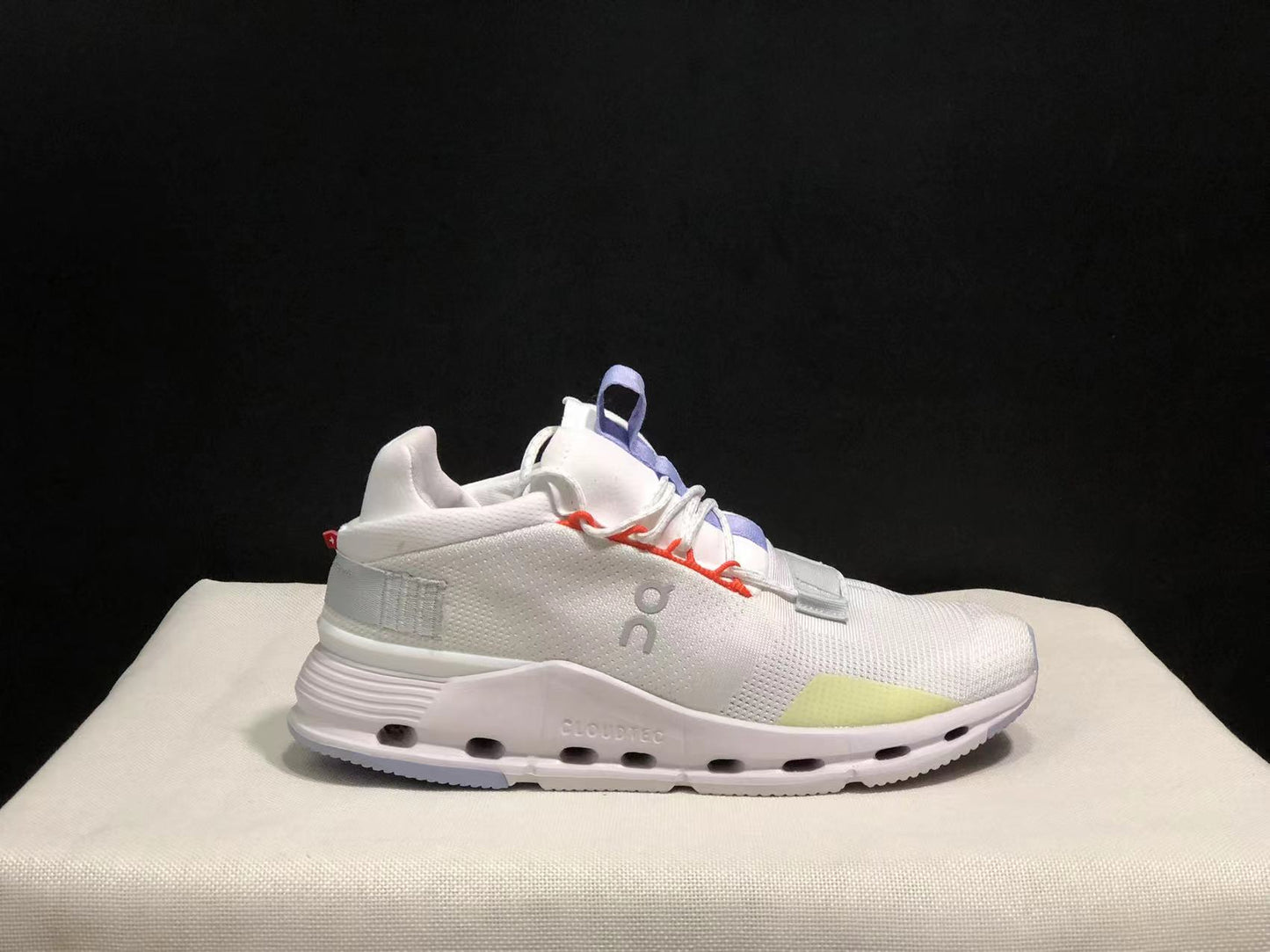 On Running Cloudnova Lightweight Sports Casual Shoes White/Glacier