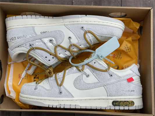 Nike Dunk Low Off-White Lot 37 of 50 White Sneakers