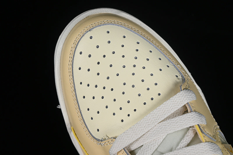 Nike Air Jordan Stadium 90 Coconut Milk White Travel Yellow Sneakers