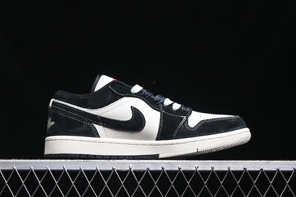 Nike Air Jordan 1 Low Supreme White Black Sneakers