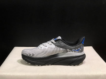 Hoka One One Challenger 7 Shock-absorbing Breathable Running Shoes Sneakers White/Black