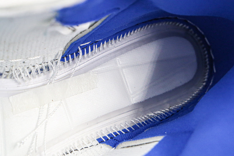 Nike Air Jordan 1 Retro High Zoom White Grey Racer Blue Sneakers