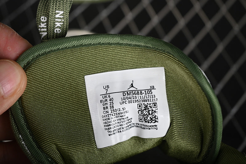 Nike Air Jordan 1 Low Off-White White Grass Green Sneakers