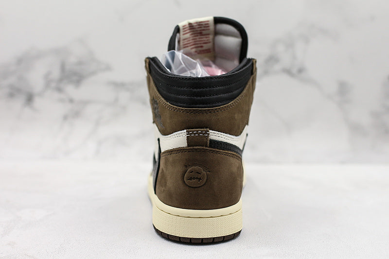 Nike Air Jordan 1 Retro High OG Travis Scott Dark Mocha Sneakers
