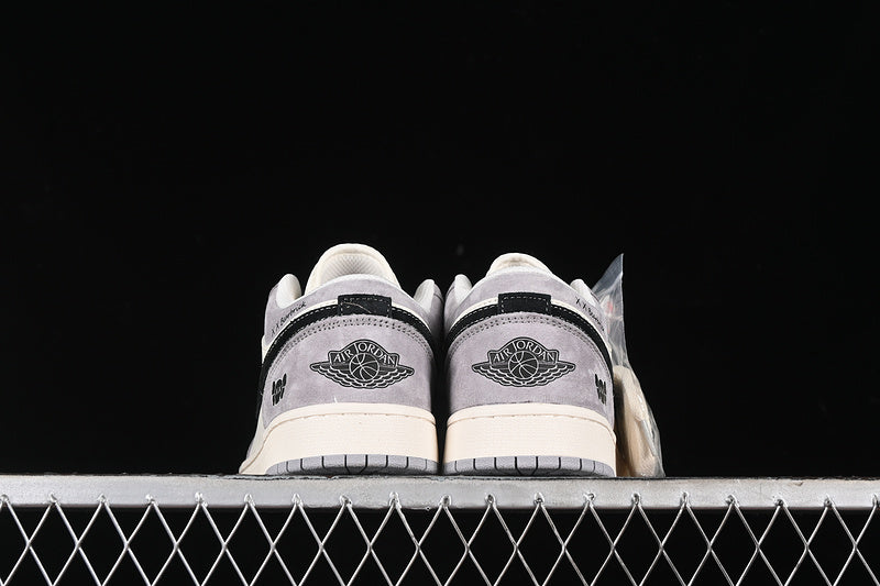 Nike Air Jordan 1 Low White Grey Black Sneakers