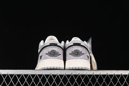 Nike Air Jordan 1 Low White Grey Black Sneakers
