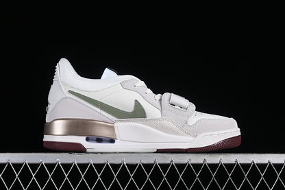 Nike Air Jordan Legacy 312 Year Of The Dragon Sail Metallic Grain Oil Green Grey White Sneakers
