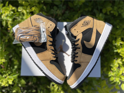 Nike Air Jordan 1 Mid SE Desert Ochre 2020 Brown Sneakers