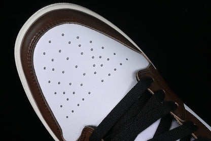 Nike Air Jordan 1 Low Dark Brown White Sneakers