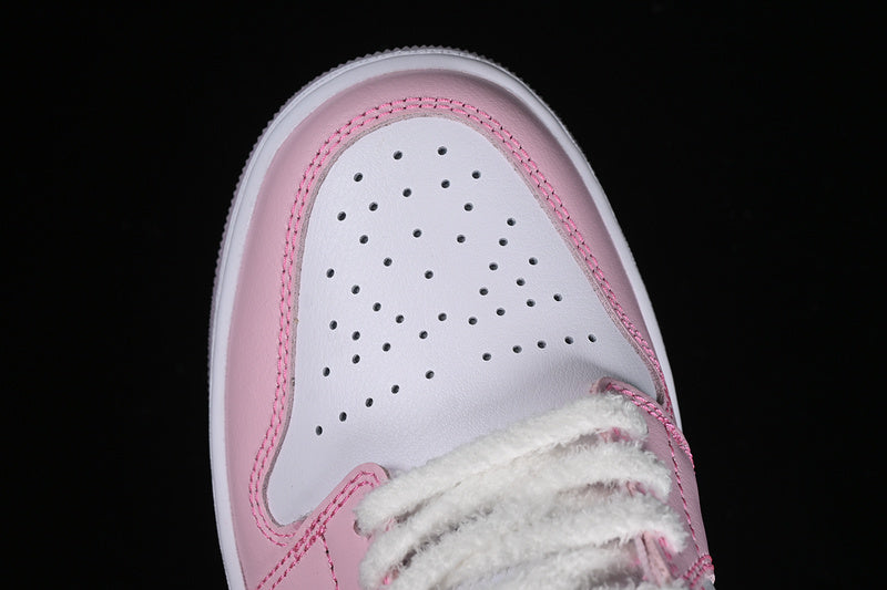Nike Air Jordan 1 Low Se White Pink Foam Glacier Blue Sneakers