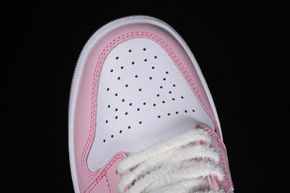 Nike Air Jordan 1 Low Se White Pink Foam Glacier Blue Sneakers