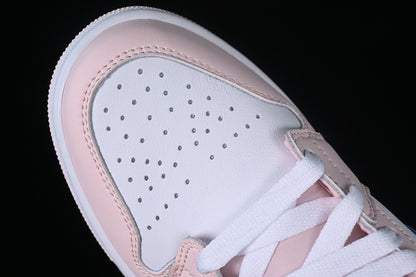 Nike Air Jordan 1 Mid Pink White Sneakers