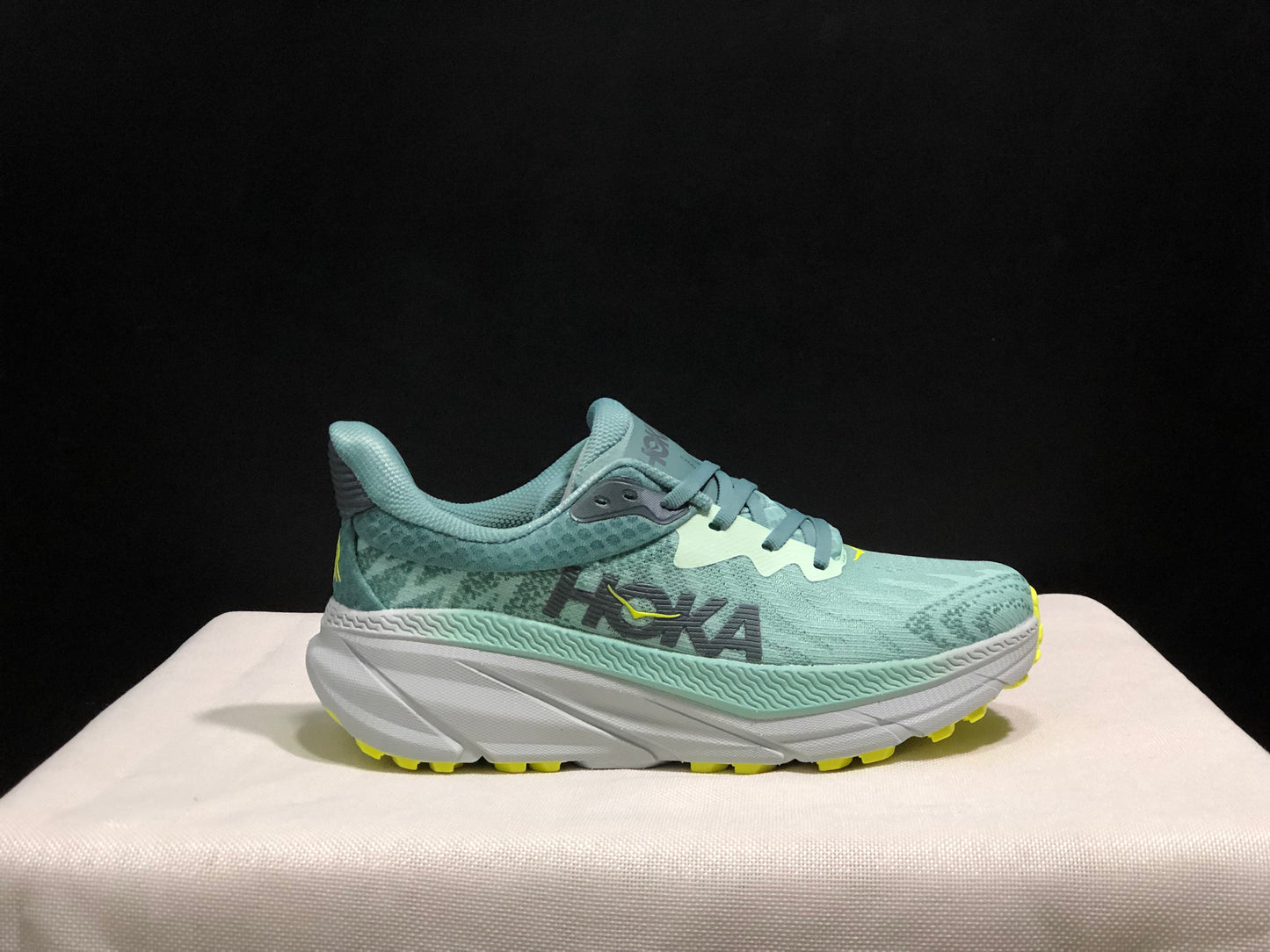 Hoka One One Challenger 7 Shock-absorbing Breathable Running Shoes Sneakers Teal