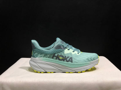 Hoka One One Challenger 7 Shock-absorbing Breathable Running Shoes Sneakers Teal