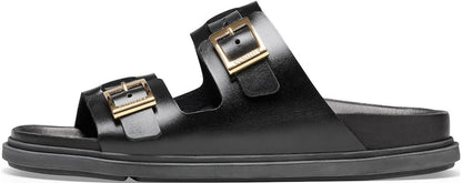 Birkenstock St Barths Natural Leather 1025245 Narrow Fit Black Sandals