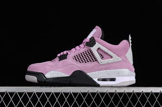 Nike Air Jordan 4 Retro Rose Red Neutral Grey Sneakers