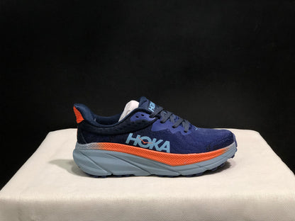 Hoka One One Challenger 7 Shock-absorbing Breathable Running Shoes Sneakers Navy