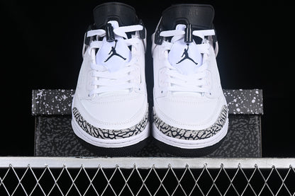 Nike Air Jordan Spizike Low Obsidian Pure White Sneakers