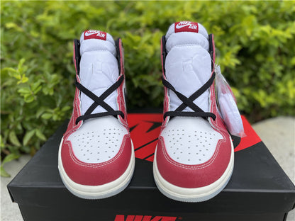 Nike Air Jordan 1 Retro High OG SP x Trophy Room Chicago 2020 Red Multicolour Sneakers