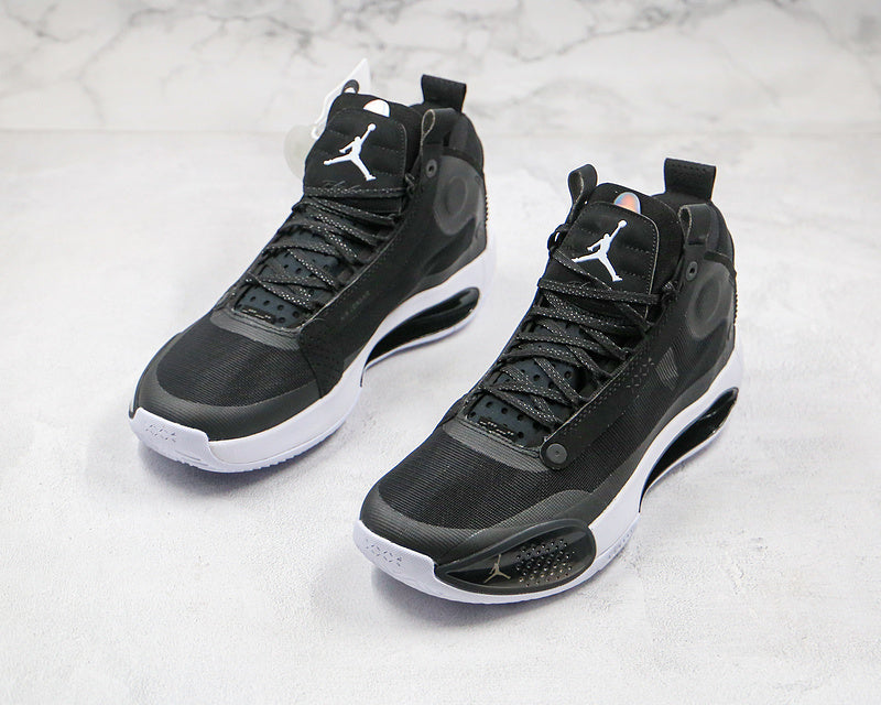 Nike Air Jordan XXXIV 34 Eclipse Black Basketball Sneakers