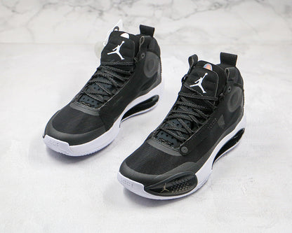 Nike Air Jordan XXXIV 34 Eclipse Black Basketball Sneakers