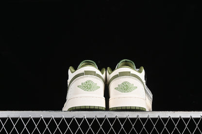 Nike Air Jordan 1 Low Off-White White Grass Green Sneakers