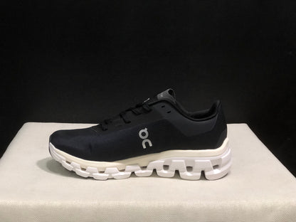 On Running Cloudflow 4 Shock-Absorbing And Wear-Resistant Black Running Shoes