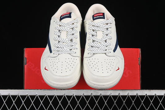 Nike Air Jordan 1 Low Supreme Travis Scott Fragment Design OG SP Blue White Sneakers