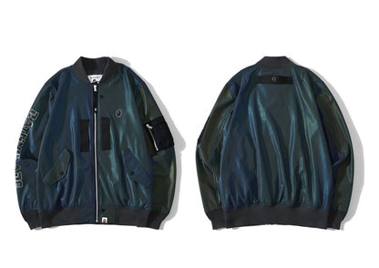 A Bathing Ape BAPE HUNTING Auroral Gradient Reflective Jacket