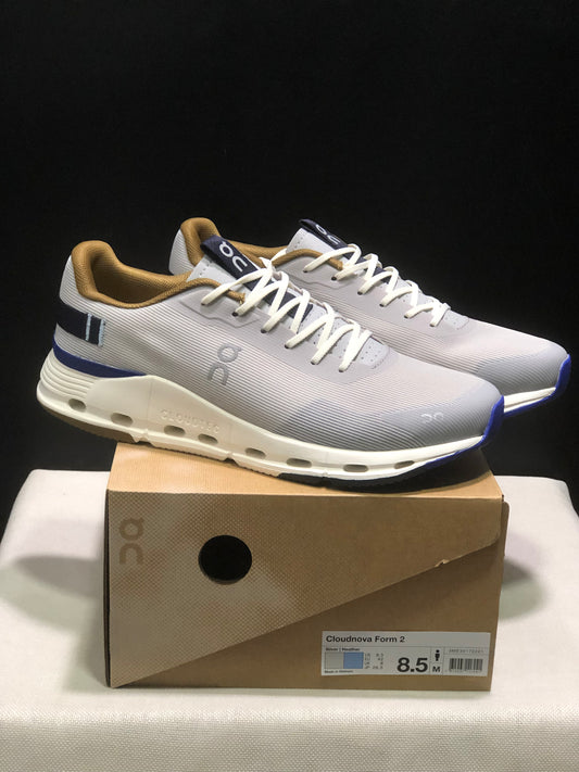 On Running Cloudnova Form 2 Fashionable Casual Running Shoes Light Grey