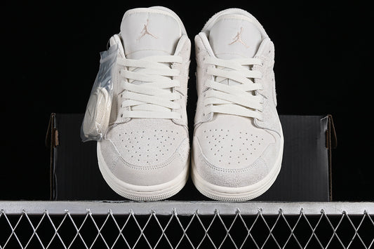 Nike Air Jordan 1 Low Craft Pale Ivory Sail Legend Sneakers