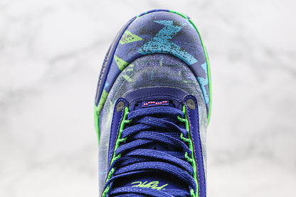 Nike Air Jordan XXXIV 34 Low Eybl Regency Purple Blue Volt Zion Sneakers