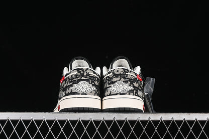 Nike Air Jordan 1 Low DIOR Black White Sneakers