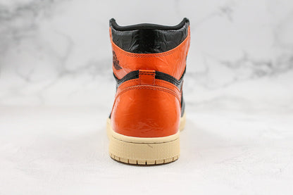 Nike Air Jordan 1 Retro OG High Shattered Backboard 3.0 Black Orange Sneakers