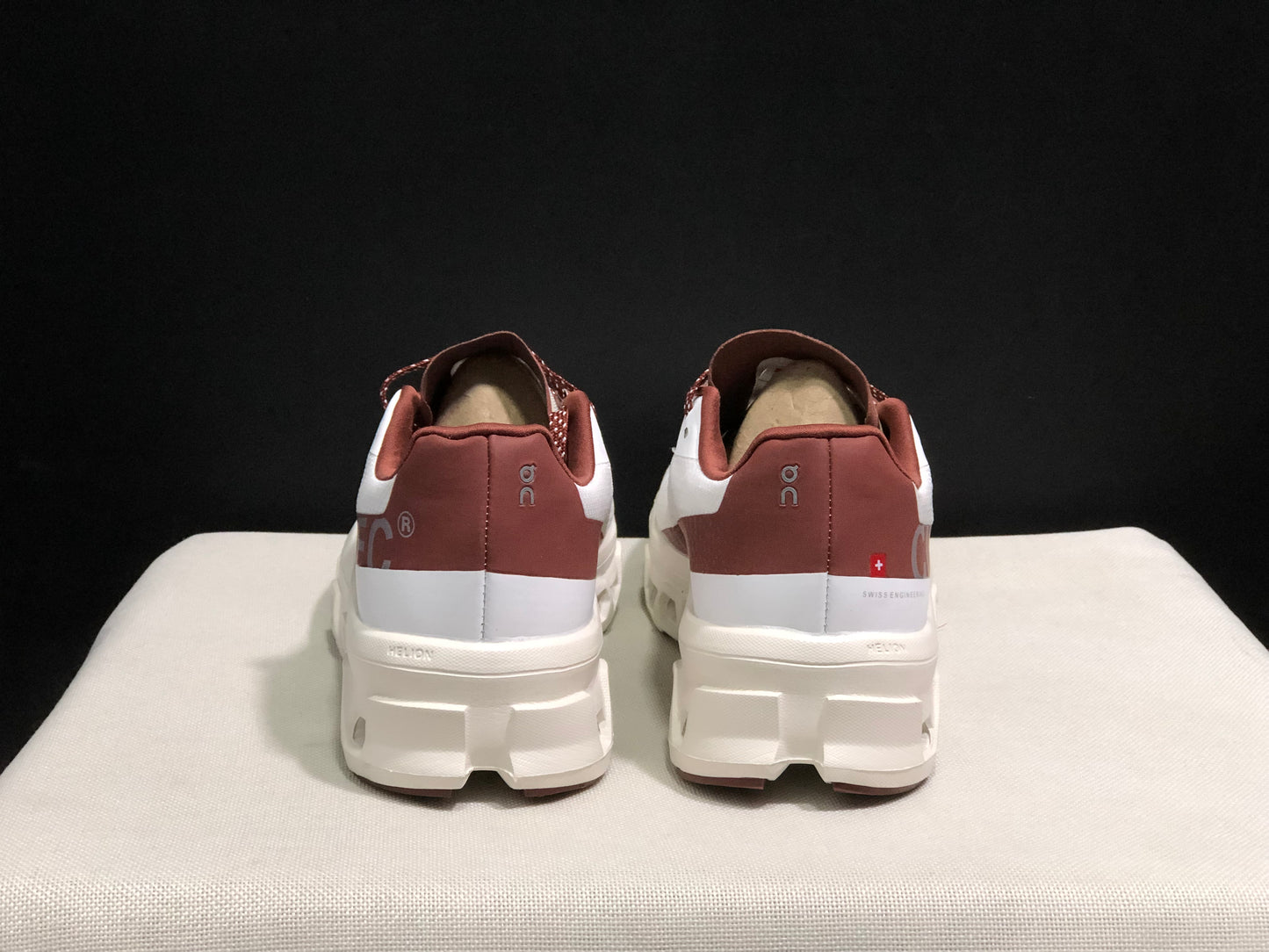 On Running Cloudmonster CNY Shock-Absorbing And Anti-Slip Sports Shoes Year Of The Dragon Special Edition Reddish Brown/White