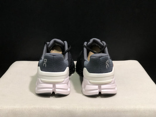 On Running Cloudflyer Black/White Shock-Absorbing Running Shoes