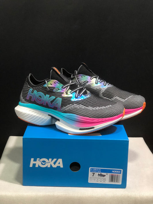 Hoka One One Cielo X1 Black Comfortable Casual Running Shoes Sneakers
