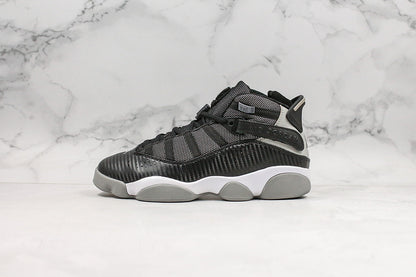 Nike Jordan 6 Rings Carbon Fiber Black Gray Sneakers