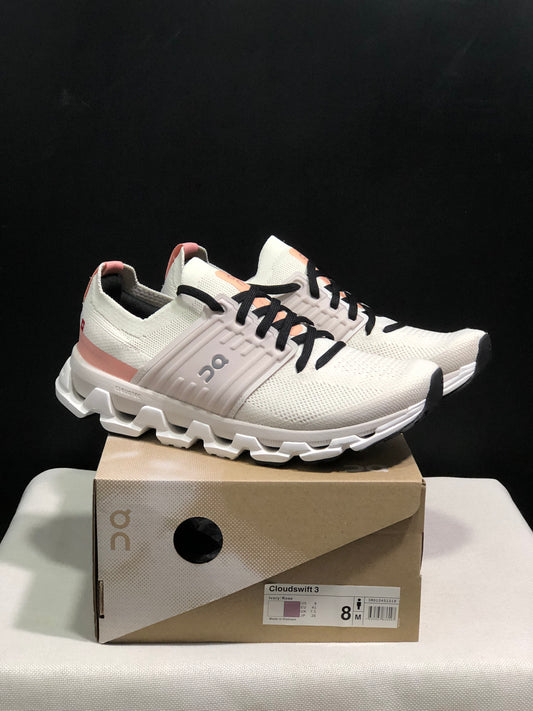 On Running Cloudswift 3 Trendy And Comfortable Running Shoes Ivory/Rose