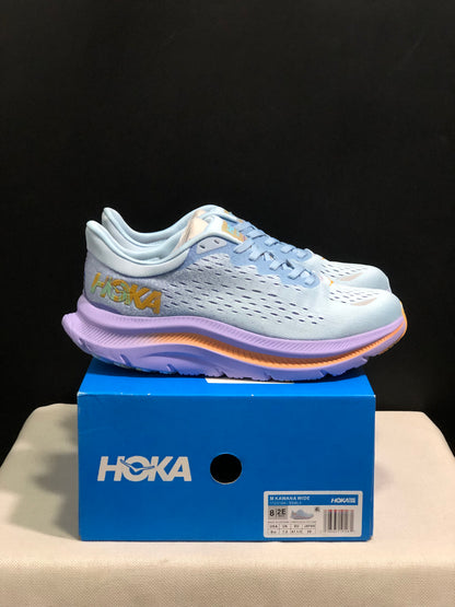 Hoka One One Kawana Cushioning Comfortable Gym Running Shoes Sneakers Blue/Purple